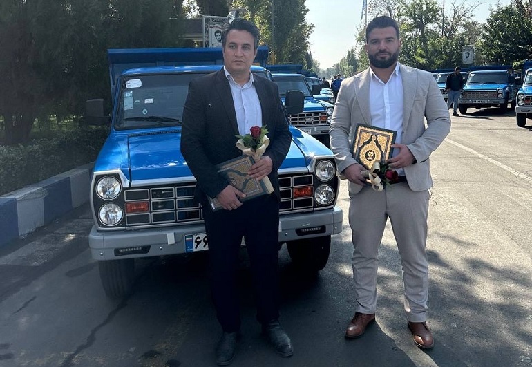 تحویل یک دستگاه خودرو وانت نیسان برای دهیاری روستا